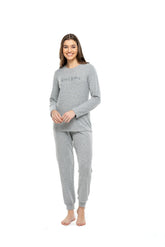 MOD Women Round Neck Pajama Set